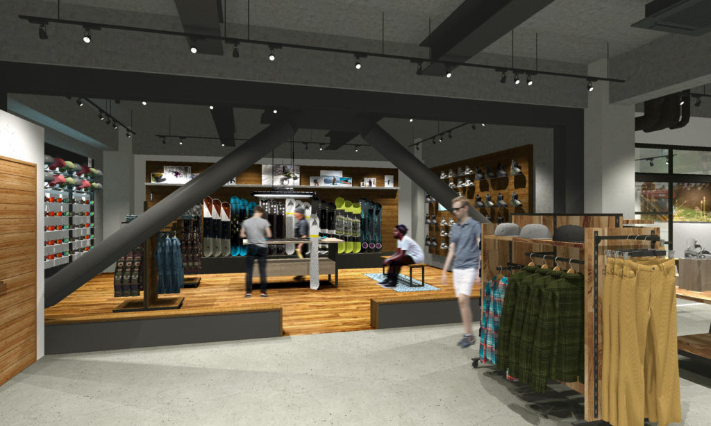 Burton Flagship Osaka interior2